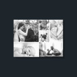 Toile Collage photos noir et blanc Galerie de la famille<br><div class="desc">Je regardais un mur nu à la maison et je rêve de faire un mur de galerie. L'idée d'avoir à obtenir des images de différentes tailles ne cesse de m'empêcher d'aller de l'avant. Avez-vous le même problème ? Alors comme alternative pour nous, j'ai créé ce modèle en toile aménagé avec...</div>