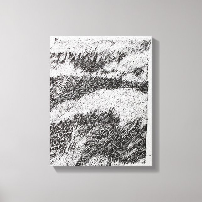 Toile Collages Bruyants Livre d'artiste Première page Ca (Recto)