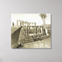 Collecte de l'eau du Nil, plaque 6 du Volum