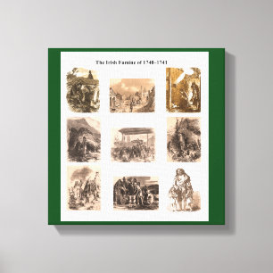 Toile Collection d'images de la famine irlandaise pour t