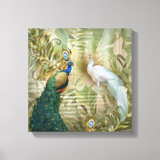Toile Collection Golden Peacock Temple Dreams (Recto)
