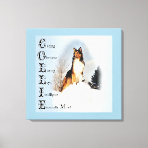 Toile Collie Est... Art Rough Collie