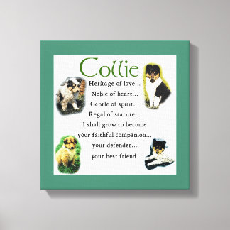 Toile Collie Puppy Heritage of Love