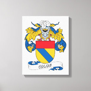 Toile Colon Family Crest