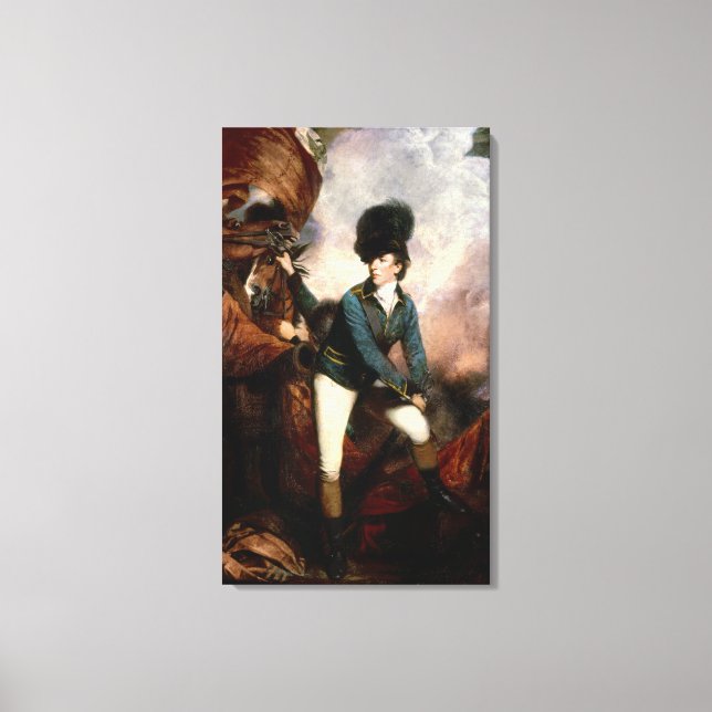 Toile Colonel Banastre Tarleton 1782 (Recto)