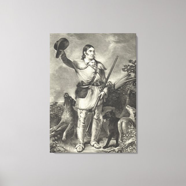 Toile Colonel Davy Crockett 1839 (Recto)