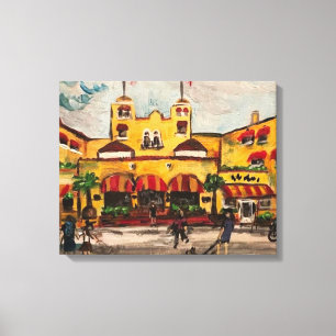 Toile "Colony Hotel at Delray Beach" de Willowcatdesign