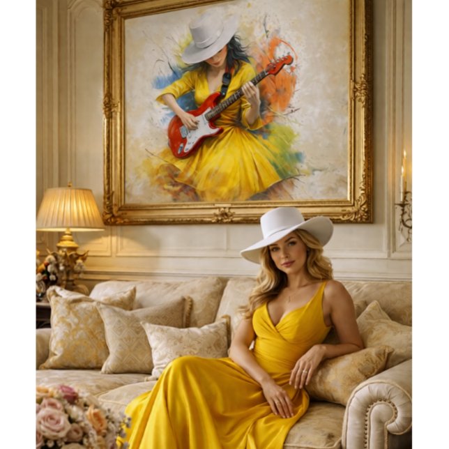 Toile Color Rhythm Burst (work of art is visually striking and perfect for products that seek to stand out with a musical and )