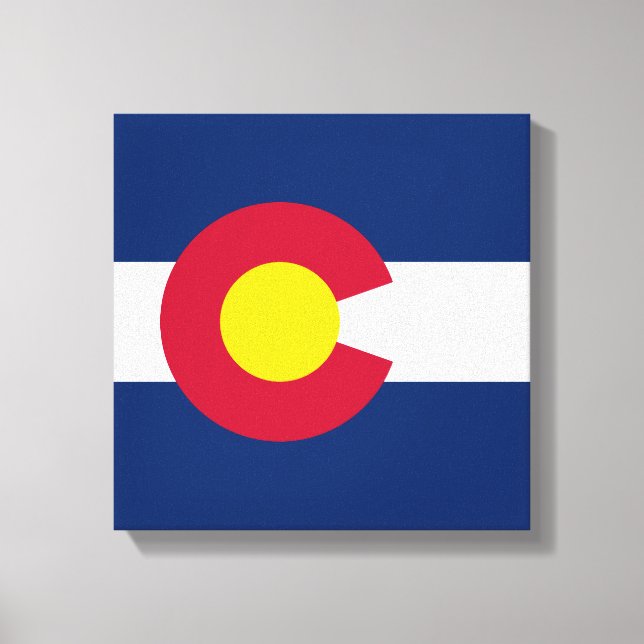 Toile Colorado : Le drapeau américain du centenaire (Recto)