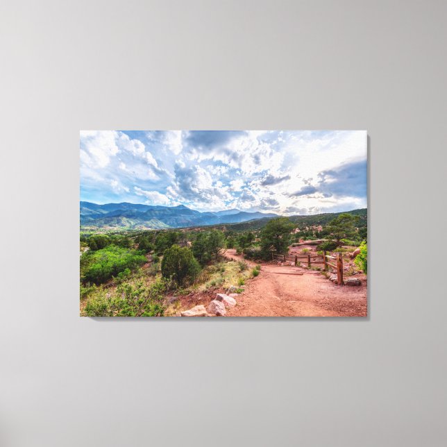 Toile Colorado Pikes Pic Hiver (Recto)