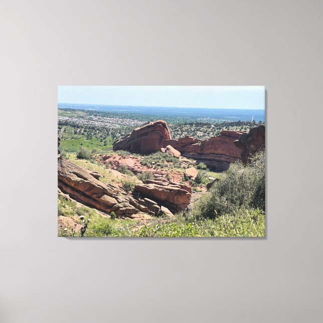Toile Colorado Red Rocks (Recto)