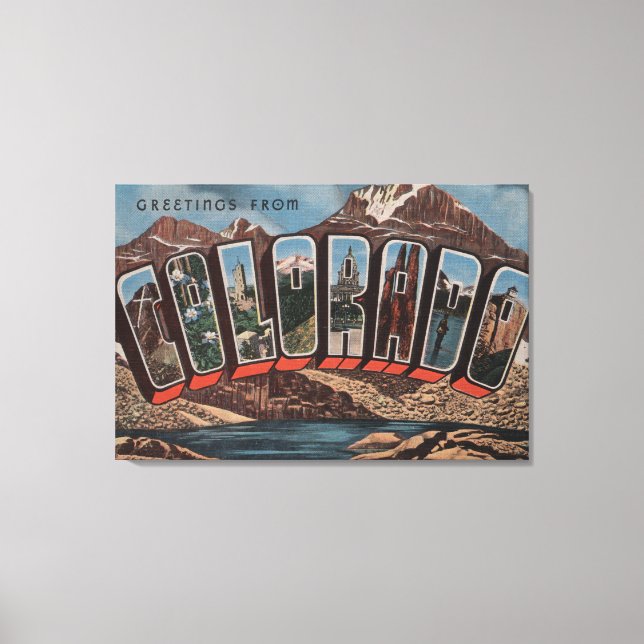 Toile ColoradoGrandes lettres scènesColorado (Recto)