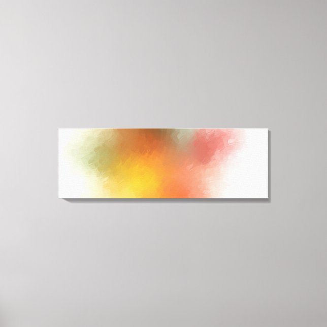 Toile Coloré tendance Art Abstrait moderne Jaune vert (Recto)