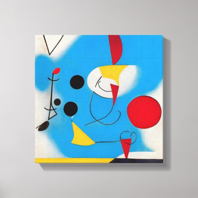 Toile Colorful Moderne Abstrait Bleu Mobile 1 (Recto)