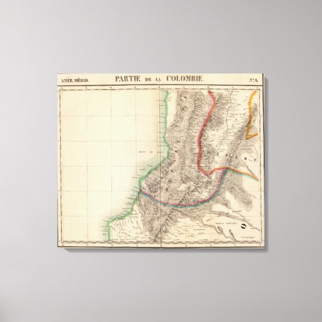Toile Columbia, Amérique du Sud 4 (Recto)