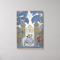 Columbine, illustration pour 'Fetes Galantes' par 