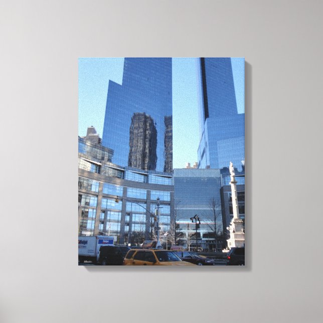 Toile Columbus Circle Architecture New York City NYC (Recto)