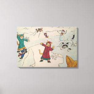 Toile Combat de snowball