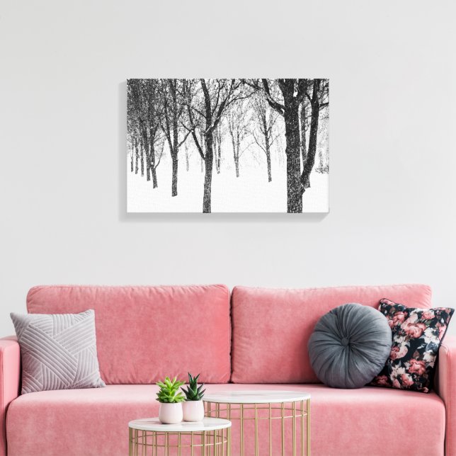 Toile comme je prends le parti des arbres (Insitu(Salon))