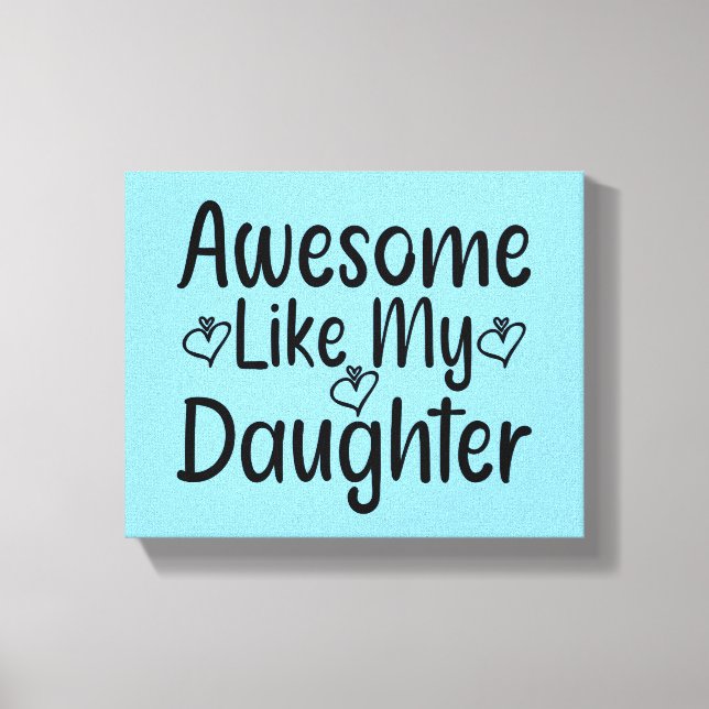 Toile Comme Ma Fille (Recto)