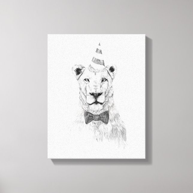 Toile Commencer la fête (Recto)