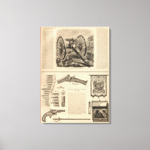 Toile Compagnie d'arme à feu de Gatling Schuyler,