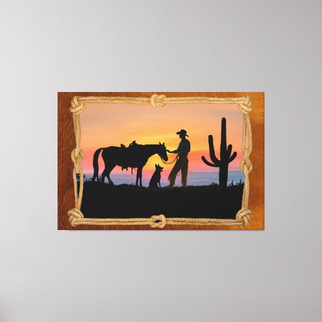 TOILE COMPAGNONS DE COWBOY (Recto)