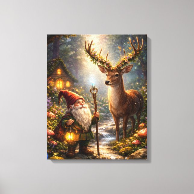Toile Compagnons de la Forêt Enchantée Fantastique (Recto)