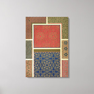 Toile Compartiments et frontières en bois, 'd'art arabe