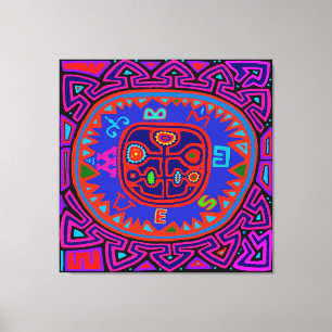 Toile Compas Mola indienne de Kuna