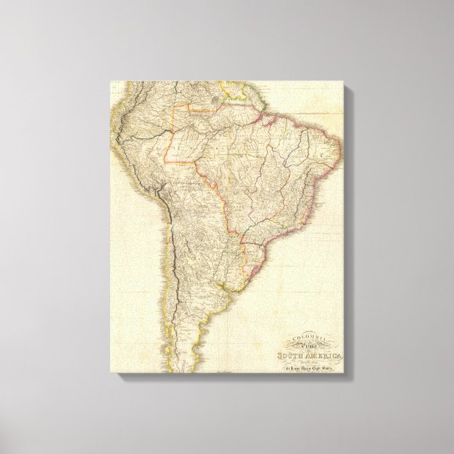 Toile Composite Colombia Prima, Amérique du Sud (Recto)
