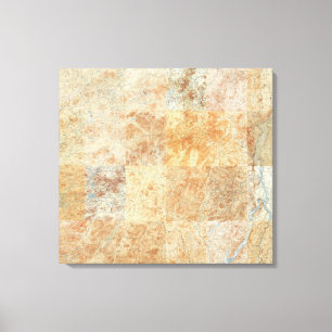 Toile Composite de 24 cartes topographiques Adirondack