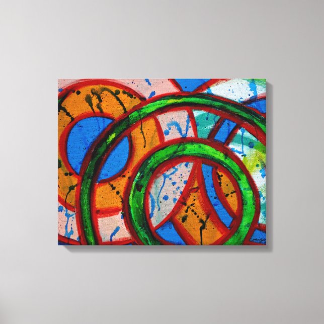 Toile Composition #20 par Michael Moffa (Recto)