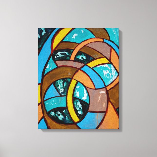 Toile Composition #8 par Michael Moffa (Recto)