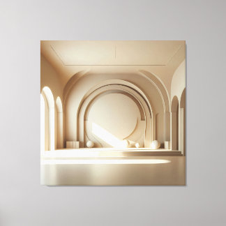 Toile Composition à Sphère Centrale