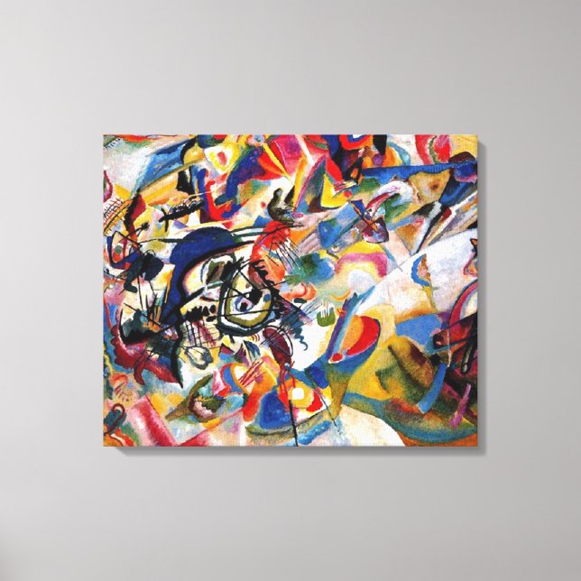 Toile Composition abstraite VII de Kandinsky (Recto)