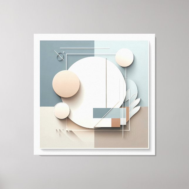 Toile Composition de cercle dimensionnel (Recto)