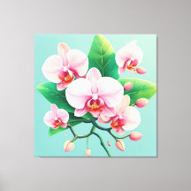 Composition de fleurs d'orchidée rose