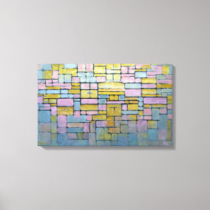 Toile Composition en Piet Mondrian aucun V