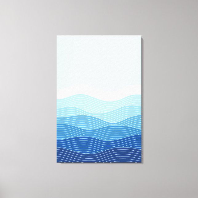 Toile Composition minimaliste Abstraite (Recto)