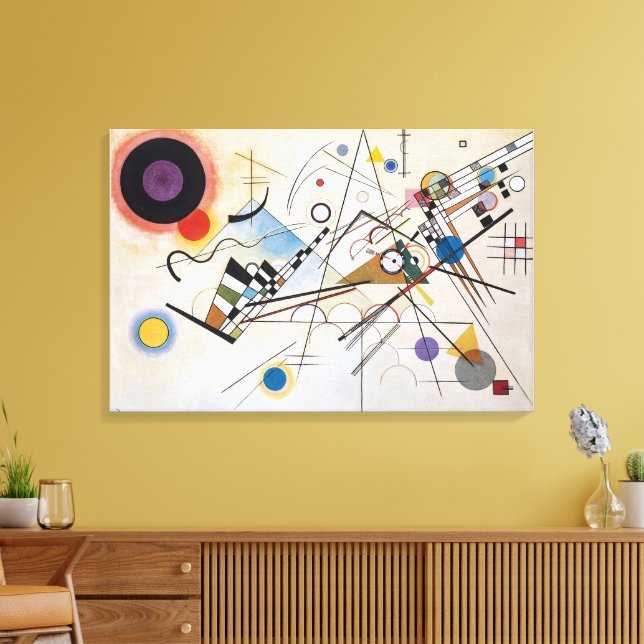 Toile Composition VIII de Kandinsky Art Abstrait (Insitu(Salon))