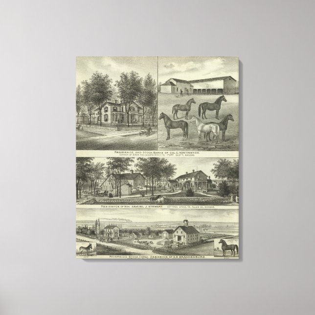 Toile Comté d'Allen, Kansas (Recto)