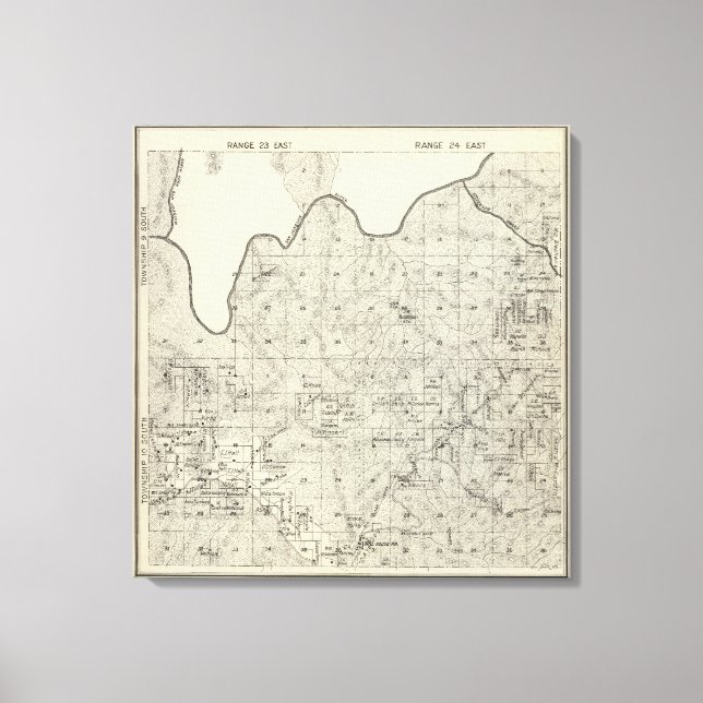 Toile Comté de Fresno, Californie 21 (Recto)