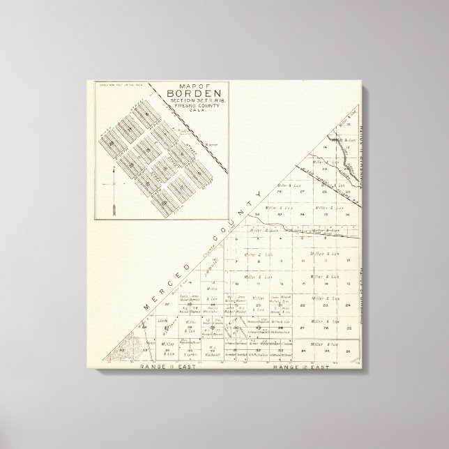 Toile Comté de Fresno, Californie 22 (Recto)