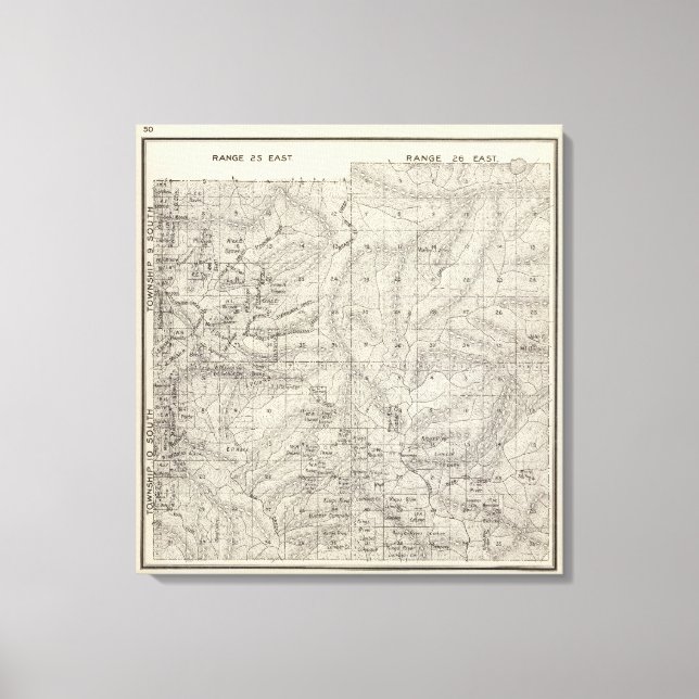 Toile Comté de Fresno, Californie 23 (Recto)