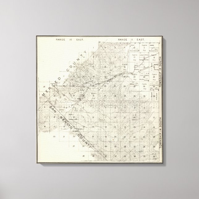 Toile Comté de Fresno, Californie 25 (Recto)