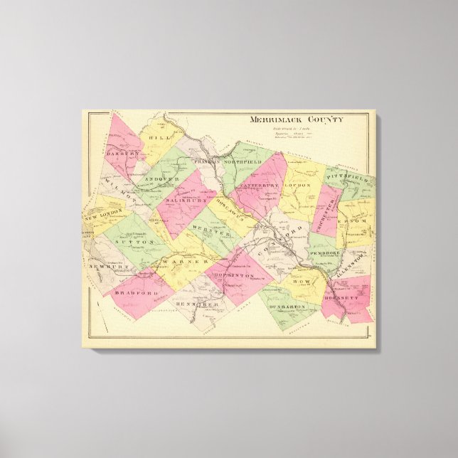 Toile Comté de Merrimack (Recto)