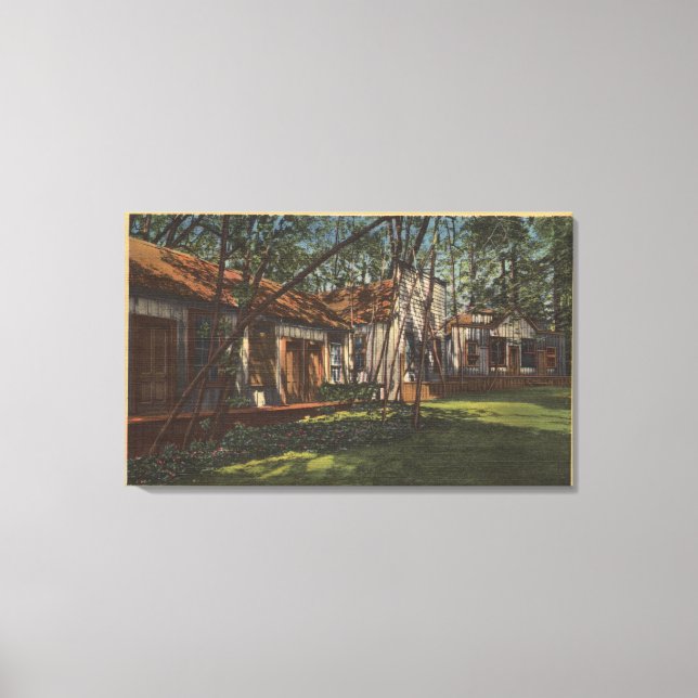 Toile Comté de père Noël Cruz, CA - Ville Pioneer (Recto)