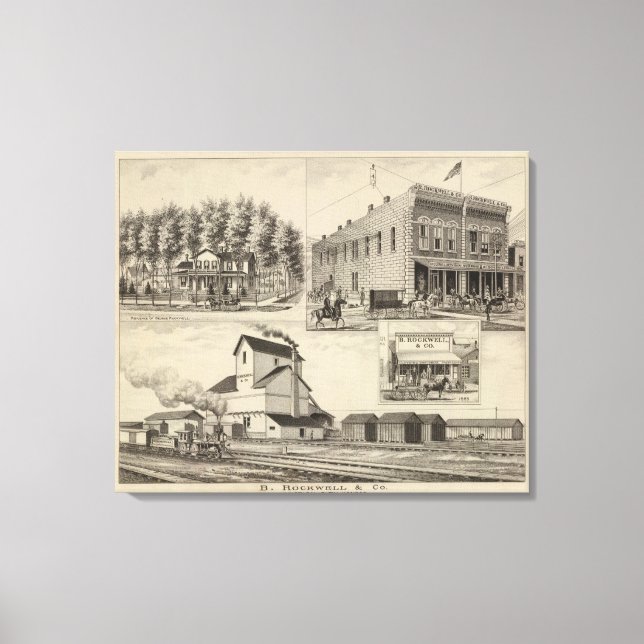 Toile Comté de Rockwel, Kansas (Recto)