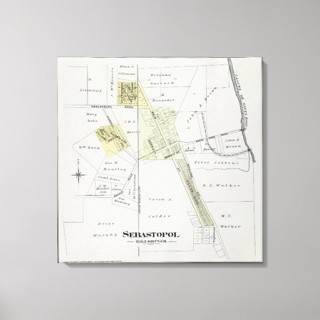 Toile Comté de Sonoma, Californie 17 (Recto)